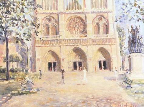 Paris Scene oil painting